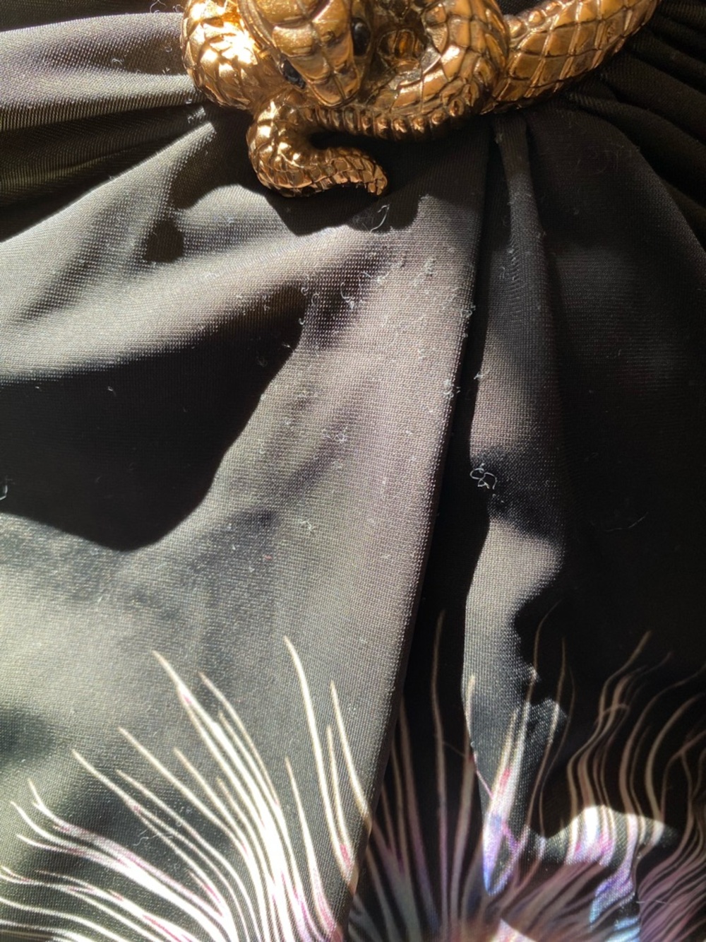 Roberto Cavalli Three quarter-Sleeve Floral Jungle Print Top - Picture 7 of 13